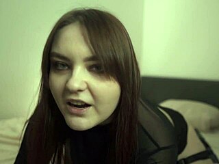 strapon domme in heels demands your cum