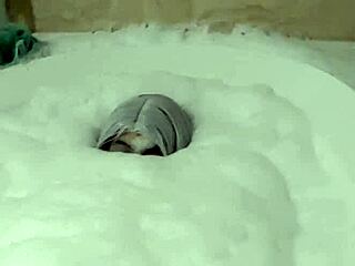 cyno indulges in steamy cosplay bubble bath solo