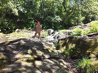 surprise hunt grabs busty milf for outdoor tit tease 🌳🍈