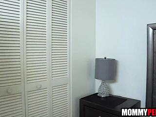 Mature brunette milf bends over doggystyle for pov hardcore pounding