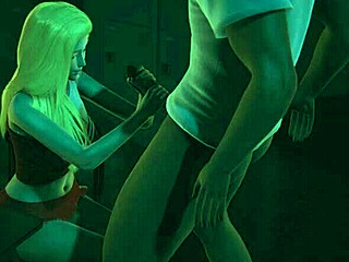 3D Honey Select 2 Blonde Cheerleader Cowgirl Handjob