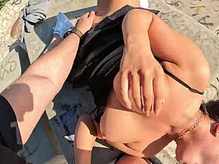 fucking finnish tourist outdoor she became pornstar!