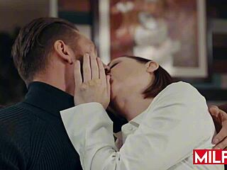 horny redhead milf fucks boss sucks hard