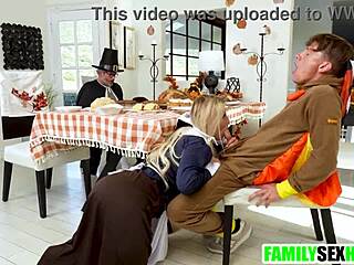 MILFs Teens Thanksgiving Group Fuck Orgy