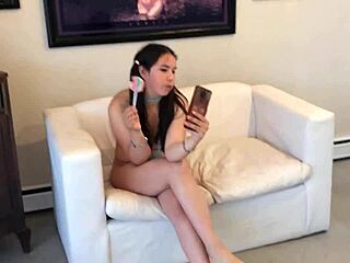 Angel De Azucar squeezes Pablo's cock tight with her hungry vagina!