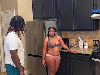 Big Booty Milf Home Alone Takes Throbbing Big Cock Deep Until Creampie Fills Her Belly