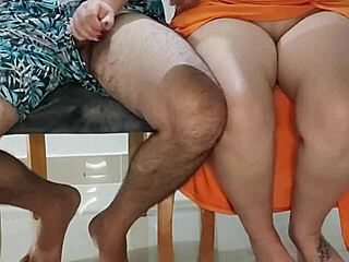 colombian slut cheats on husband with hermanastro in hot anal creampie