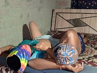 Desi village wife rides husband's cock in steamy homemade fuck