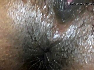 indian dude spies fingering girlfriend's virgin anus and pussy while she masturbates