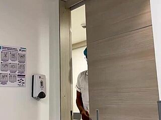 Horny doctor fucks patient tits cum explosion!