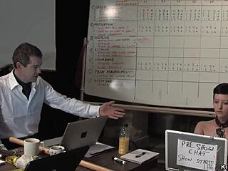 James mogul auditions bound big tits slaves with deepthroat choking