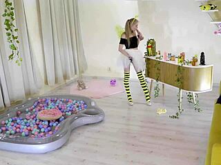 Bonnie Dolce flies in suspension bondage slut trailer