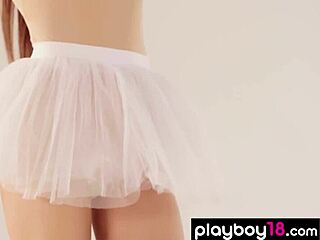 Petite latvian ballerina ilvy kokomo strips naked