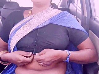Beautiful Housewife Dirty Car Driver Cheating Telugu Talks