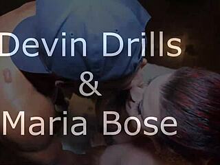 maria bose's huge oiled booty gets drilled gaping by devin's monster bbc