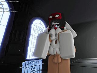 Silk-clad spider-girl drenched in daddy's thick sticky cum webs