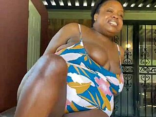 Ebony Submissive Cums from Kinky Humiliation Fetish