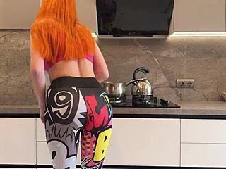 cheating hubby fucks horny redhead neighbor post-wife sex pov