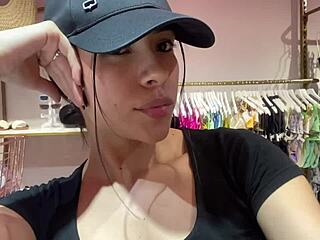 hot latina caught trying bikini perfect tits big ass