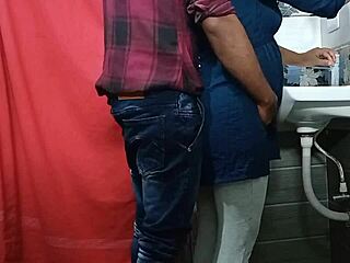 virgin boss pounds secretary rough in office bathroom frenzy