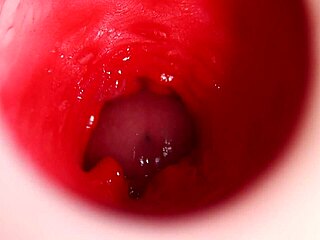 oiled fuck doll anal creampie machine fills pussy cumshot orgasm closeup