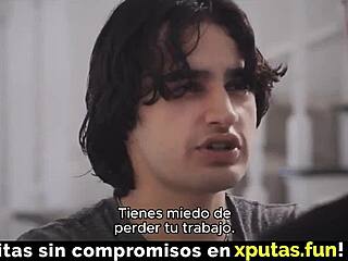 Two Horny Guys Double Penetrate Hot Blonde Spanish Milf