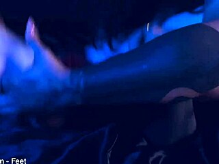 i love tickling bia's perfect bound feet so playfully