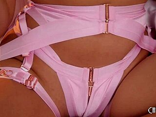 blonde latina with natural tits craves glass dildo deep