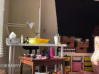 Voyeur POV Naked Room Cleaning Spy Vid