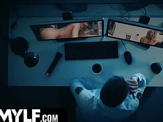 shoplifting milf passed around rough by four men shoplyfter