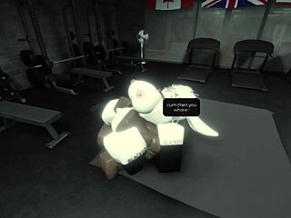 empty gym hides rough bbc pounding slut's tight pussy