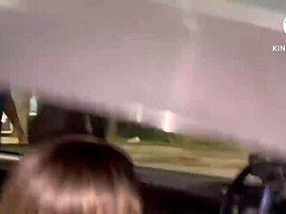 wife cheats cuck with huge black cock roadside