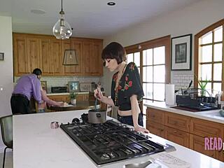 woman cooks dick sucking studying progressive family taboo