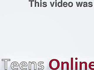 Sexy British Teen's Teasing JOI in Lingerie