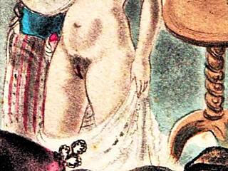 vintage retro scenes capture antique erotic passion