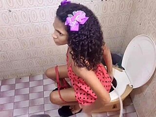 Skinny teen slut begs for hardcore anal pounding from big cock stud!