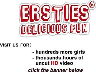 blonde brunette anal plug solo toy masturbation outdoor collection