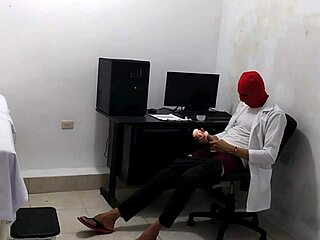 perverted doctor jerks off after cute patient exam