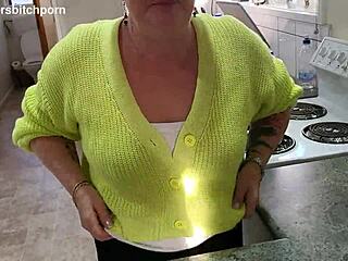 Kiwi Milf Sub Laps Wine from Pierced Pussy After Master's Messy Spill