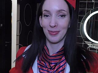 air hostess jasmine, ready for your first bbc creampie casting?