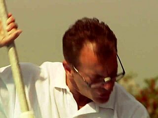 Small-Tits Lesbian Heats Up During Friend's Outdoor Massage