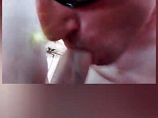 Flexy bunny self-sucks in homemade yoga pov 🐰💪