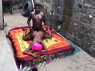 wild outdoor anal pounding after makeup sex explodes everywhere