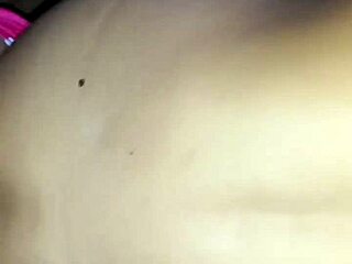 Amateur asian couple does bareback anal creampie in kitchen closeup