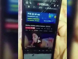 crossdresser unloads cumshot into hot lesbian mouth