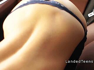 Don't you love this big titted teen's ass bouncing during hardcore car anal?