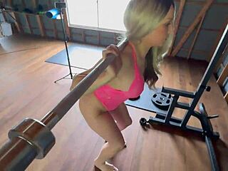 nude workout sparks naughty private fitness romp with sexy milf