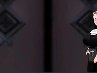 Nun confession booth huge cock pounding slutty pussy