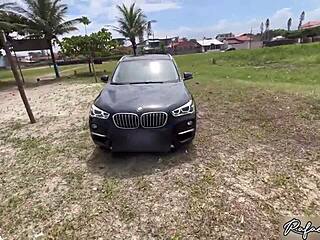 fucked beach hottie in abandoned kiosk now?