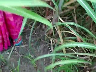 desi indian village hottie fucks field lover outdoors on ranch